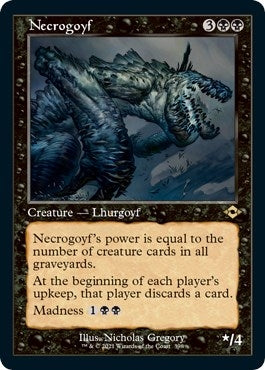 Image for Necrogoyf (Retro Frame) (Foil Etched) (398) (Modern Horizons 2) - Magic: The Gathering