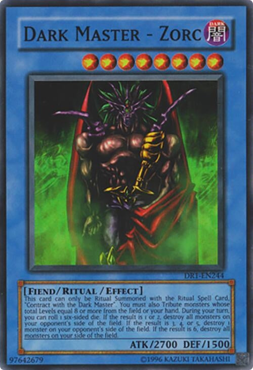 Image for Dark Master - Zorc (DR1-EN244) (DR1) - YuGiOh