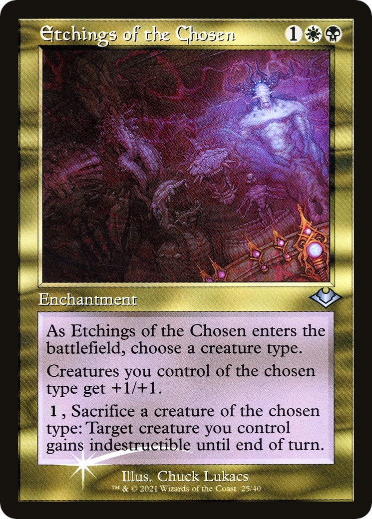 Image for Etchings of the Chosen (Retro Frame) (25) (Modern Horizons) - Magic: The Gathering