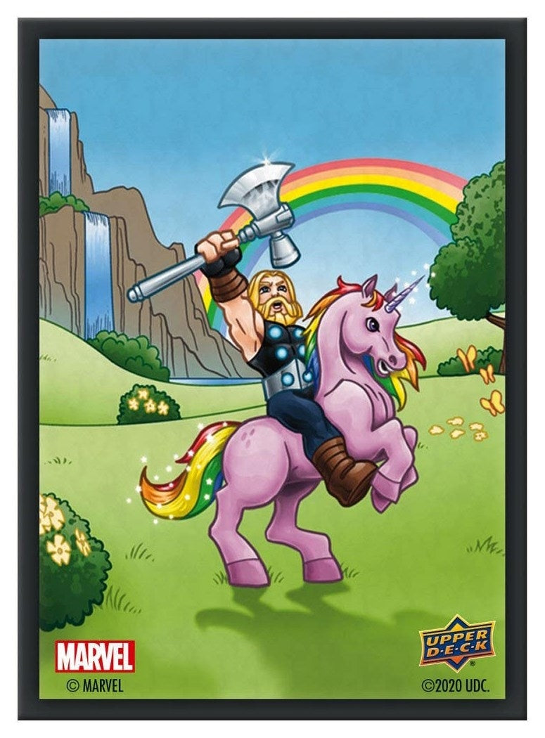 Image for Upper Deck Marvel Card Sleeves - Standard Matte - Thor Rainbow (65-Pack) (Exclusive) - Card Sleeves