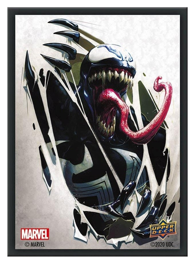 Image for Upper Deck Marvel Card Sleeves - Standard Matte - Venom (65-Pack) - Card Sleeves