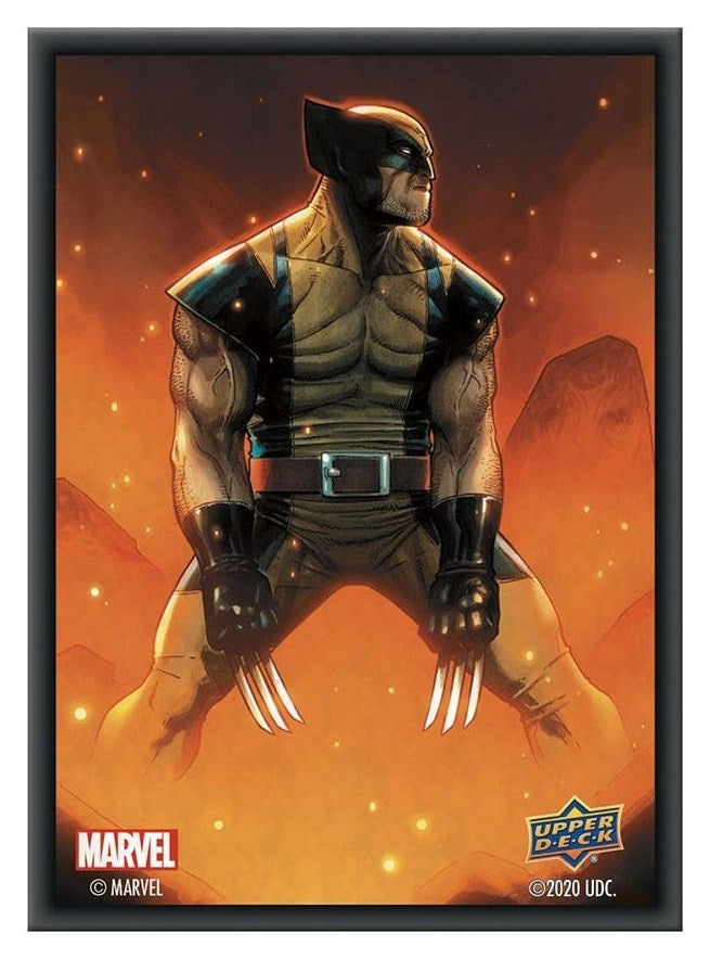 Image for Upper Deck Marvel Card Sleeves - Standard Matte - Wolverine (65-Pack) - Card Sleeves