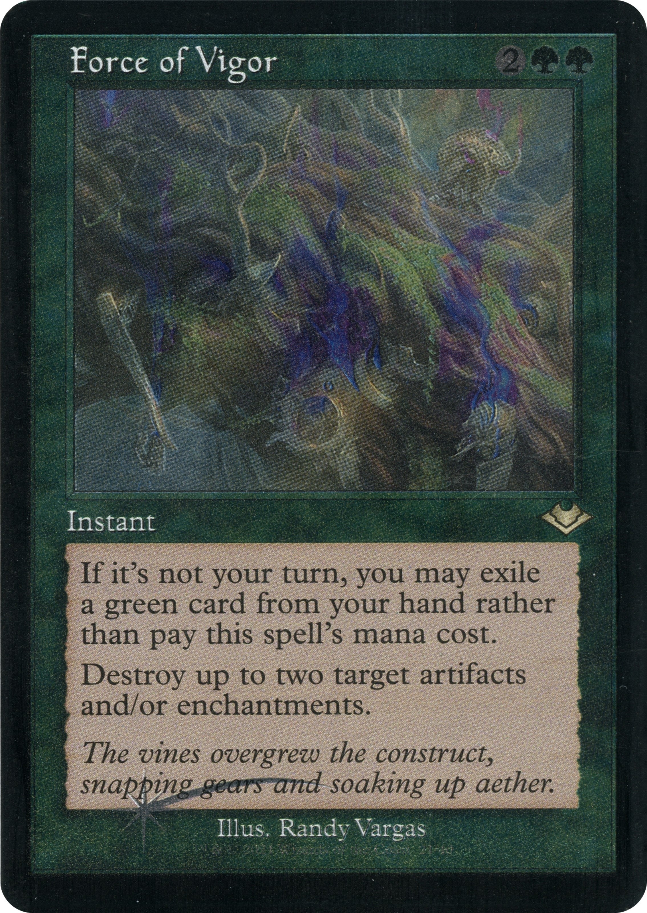 Image for Force of Vigor (Retro Frame) (Foil Etched) (21) (Modern Horizons) - Magic: The Gathering