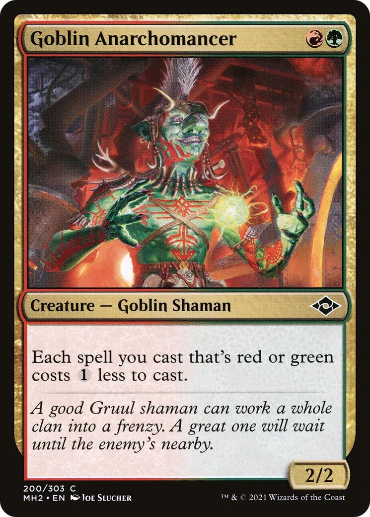 Image for Goblin Anarchomancer (200) (Modern Horizons 2) - Magic: The Gathering