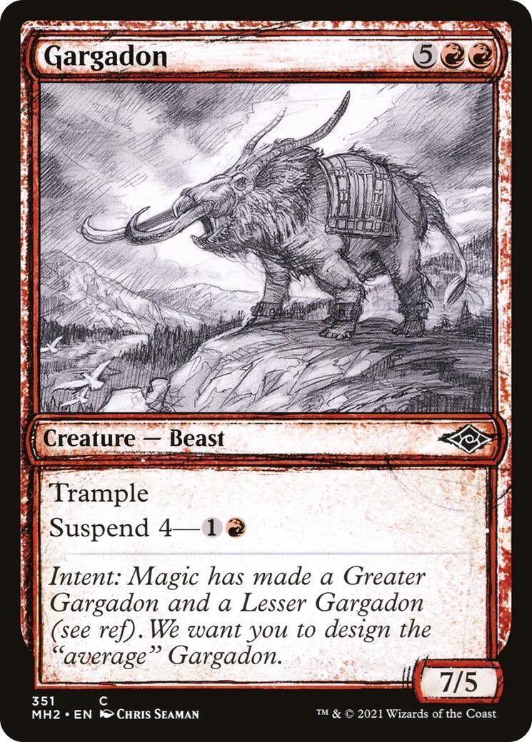 Image for Gargadon (Showcase) (351) (Modern Horizons 2) - Magic: The Gathering
