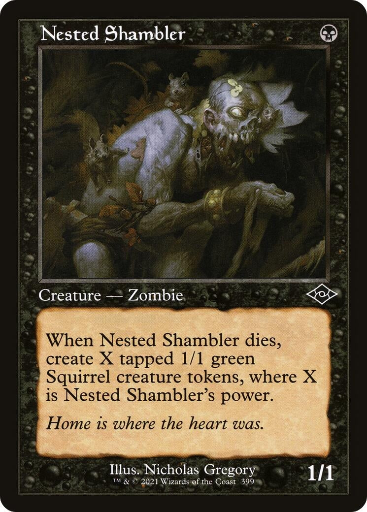 Image for Nested Shambler (Retro Frame) (399) (Modern Horizons 2) - Magic: The Gathering