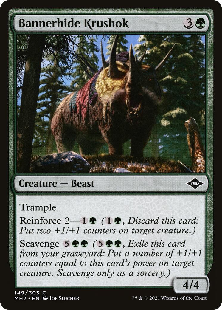 Image for Bannerhide Krushok (149) (Modern Horizons 2) - Magic: The Gathering