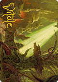 Image for Darkmoss Bridge Art Card (Gold-Stamped Signature) (72) (Modern Horizons 2) - Magic: The Gathering