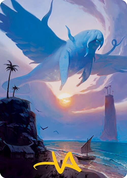 Image for Aeromoeba Art Card (Gold-Stamped Signature) (11) (Modern Horizons 2) - Magic: The Gathering
