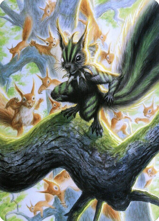 Image for Chatterfang, Squirrel General Art Card (67/81) (67) (Modern Horizons 2) - Magic: The Gathering