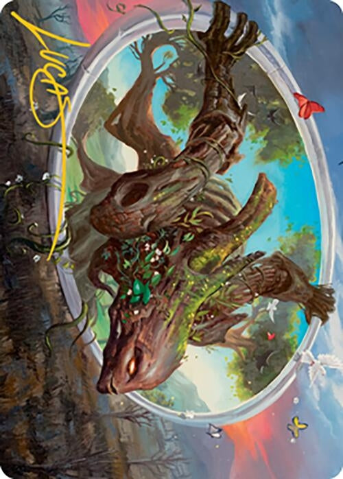 Image for Gaea's Will Art Card (Gold-Stamped Signature) (38) (Modern Horizons 2) - Magic: The Gathering