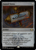 Image for Cursed Totem (Foil Etched) (295) (Modern Horizons 2) - Magic: The Gathering