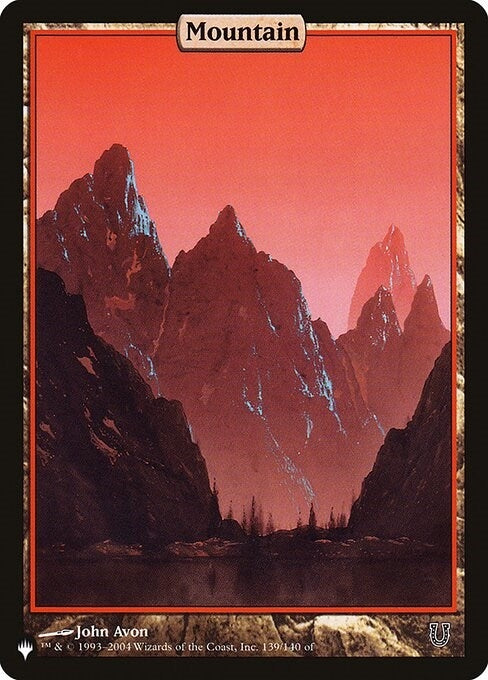 Image for Mountain (UNH) (453/140) (The List Reprints) - Magic: The Gathering