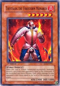Image for Thestalos the Firestorm Monarch (SD3-EN011) (SD3) - YuGiOh