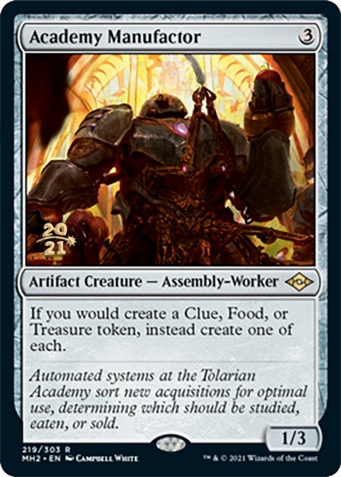 Image for Academy Manufactor (219) (Prerelease Cards) - Magic: The Gathering