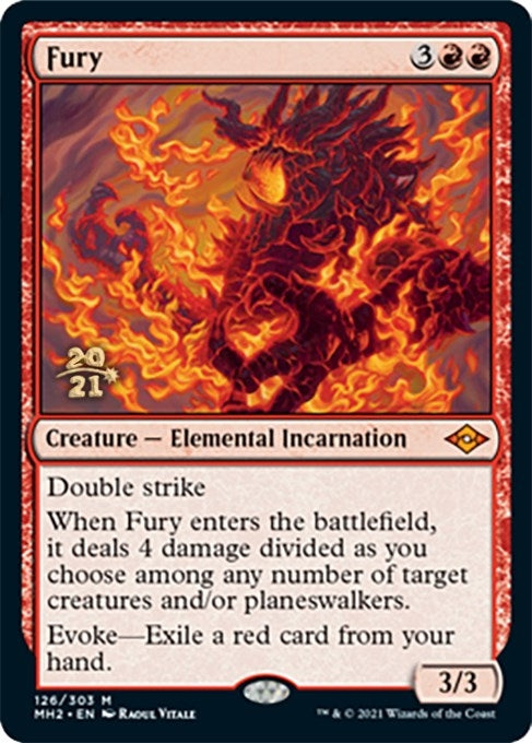 Image for Fury (126) (Prerelease Cards) - Magic: The Gathering