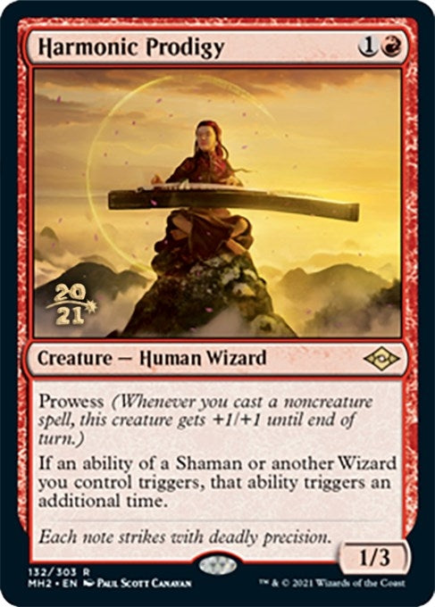Image for Harmonic Prodigy (132) (Prerelease Cards) - Magic: The Gathering