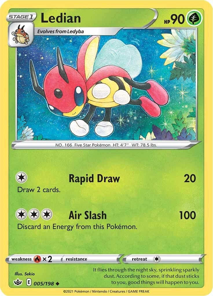 Image for Ledian (005/198) (SWSH06) - Pokemon
