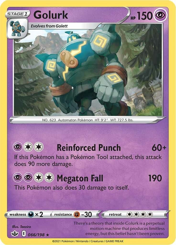 Image for Golurk (066/198) (SWSH06) - Pokemon