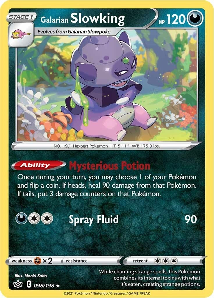 Image for Galarian Slowking (098/198) (SWSH06) - Pokemon