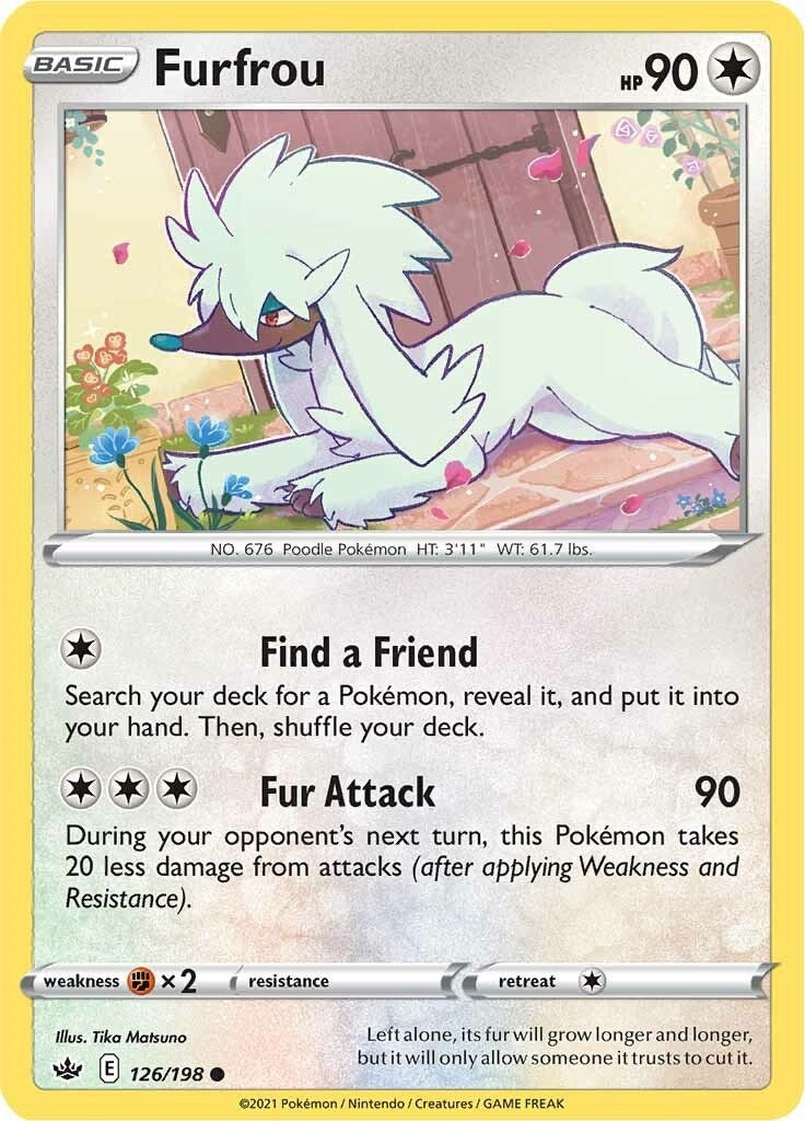 Image for Furfrou (126/198) (SWSH06) - Pokemon