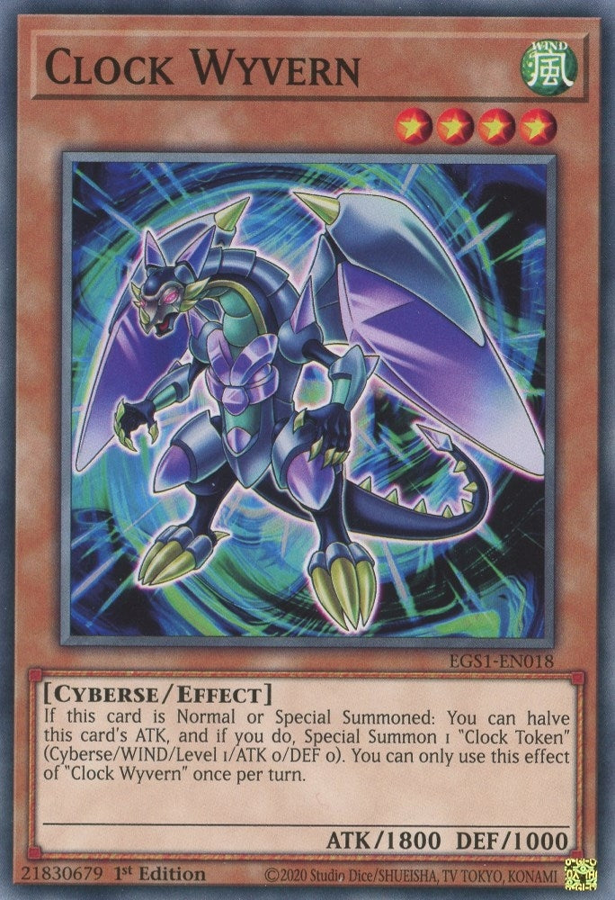 Image for Clock Wyvern (EGS1-EN018) (EGS1) - YuGiOh