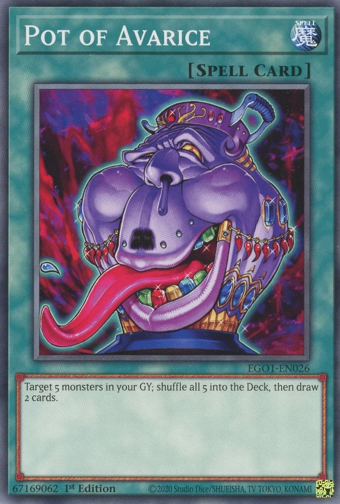 Image for Pot of Avarice (EGO1-EN026) (EGO1) - YuGiOh