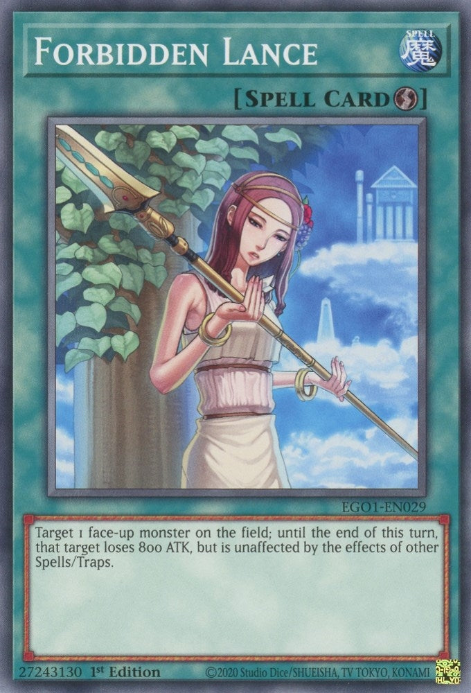 Image for Forbidden Lance (EGO1-EN029) (EGO1) - YuGiOh