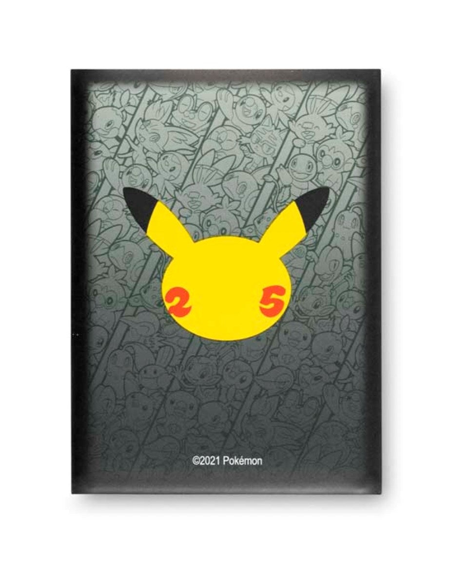 Image for Pokemon TCG: Pokémon Celebration Black Card Sleeves (65 Pack) - Card Sleeves