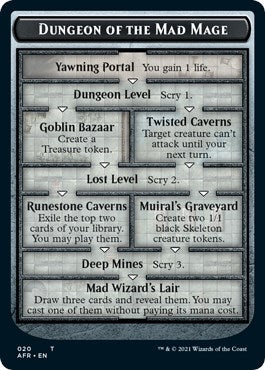 Image for Dungeon of the Mad Mage // Goblin Double-Sided Token (20 // 12) (Adventures in the Forgotten Realms) - Magic: The Gathering