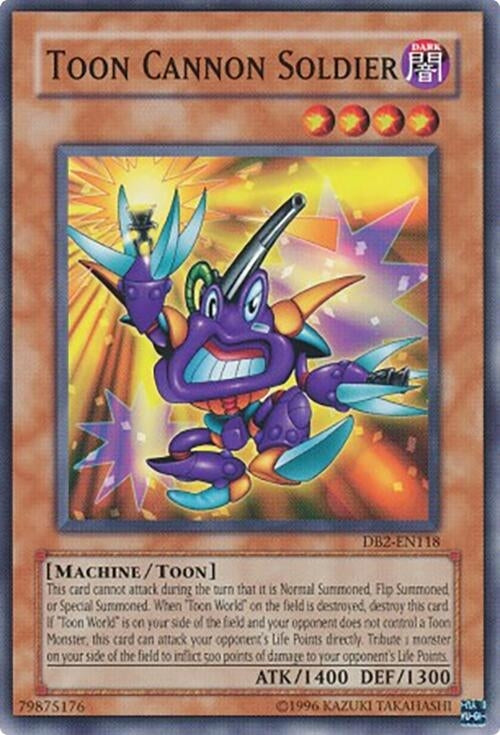 Image for Toon Cannon Soldier (DB2-EN118) (DB2) - YuGiOh