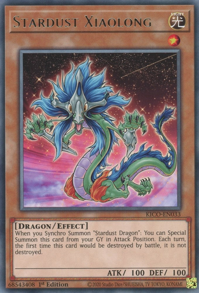 Image for Stardust Xiaolong (KICO-EN033) (KICO) - YuGiOh