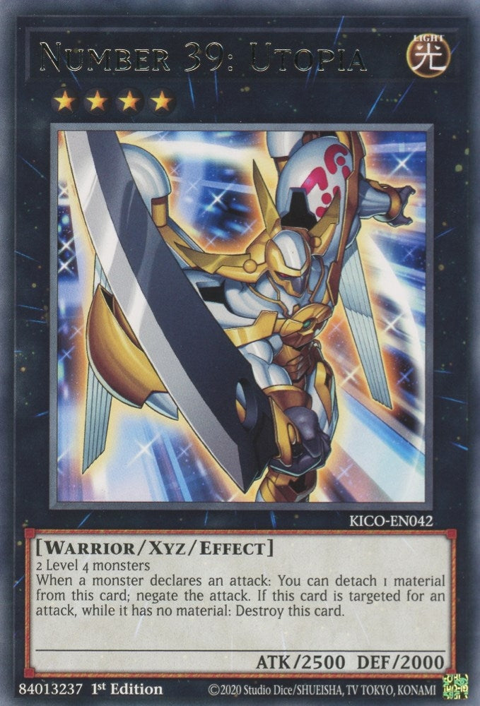 Image for Number 39: Utopia (KICO-EN042) (KICO) - YuGiOh