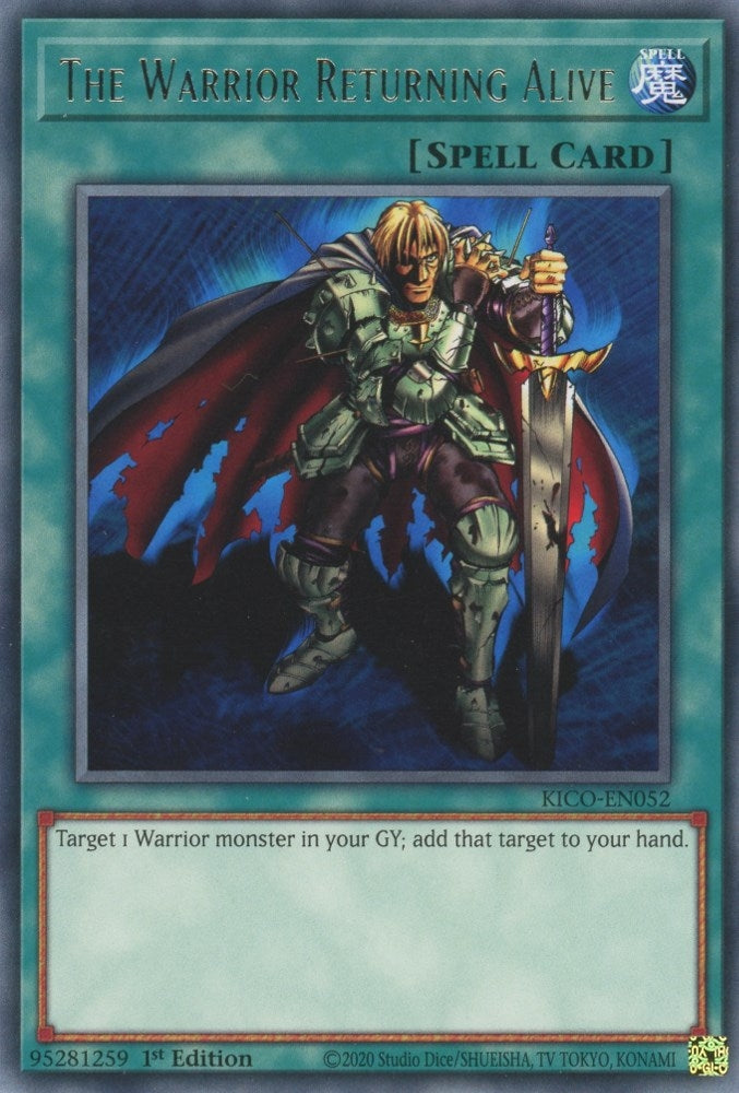 Image for The Warrior Returning Alive (KICO-EN052) (KICO) - YuGiOh