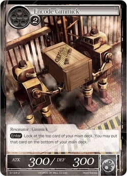 Image for Encode Gimmick (3-124) (The Shaft of Light of Valhalla) - Force of Will