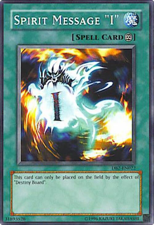 Image for Spirit Message "I" (DB2-EN022) (DB2) - YuGiOh