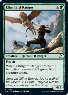 Image for Elturgard Ranger (182) (Adventures in the Forgotten Realms) - Magic: The Gathering