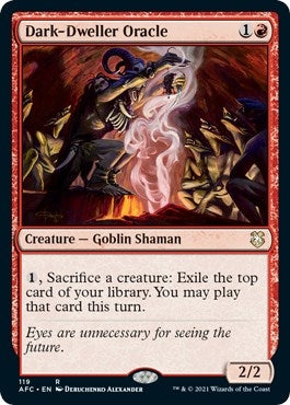 Image for Dark-Dweller Oracle (119) (Adventures in the Forgotten Realms) - Magic: The Gathering