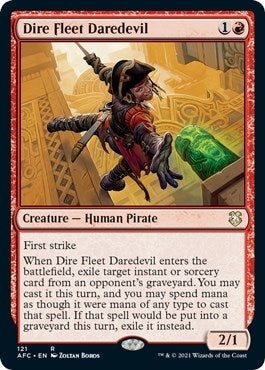 Image for Dire Fleet Daredevil (121) (Adventures in the Forgotten Realms) - Magic: The Gathering