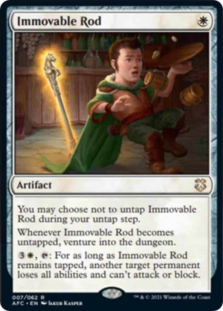 Image for Immovable Rod (7) (Adventures in the Forgotten Realms) - Magic: The Gathering