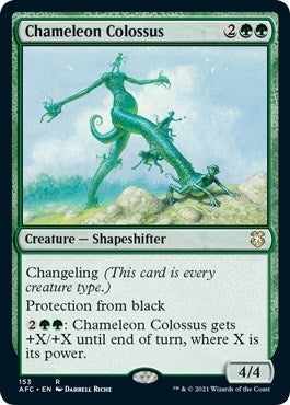 Image for Chameleon Colossus (153) (Adventures in the Forgotten Realms) - Magic: The Gathering