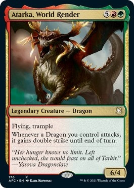 Image for Atarka, World Render (176) (Adventures in the Forgotten Realms) - Magic: The Gathering