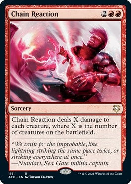 Image for Chain Reaction (116) (Adventures in the Forgotten Realms) - Magic: The Gathering