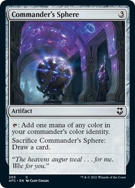Image for Commander's Sphere (203) (Adventures in the Forgotten Realms) - Magic: The Gathering