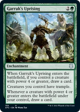 Image for Garruk's Uprising (159) (Adventures in the Forgotten Realms) - Magic: The Gathering