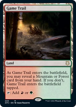 Image for Game Trail (240) (Adventures in the Forgotten Realms) - Magic: The Gathering