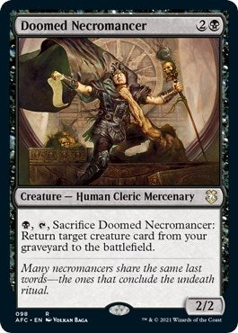 Image for Doomed Necromancer (98) (Adventures in the Forgotten Realms) - Magic: The Gathering