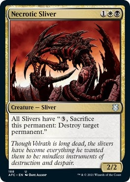 Image for Necrotic Sliver (188) (Adventures in the Forgotten Realms) - Magic: The Gathering