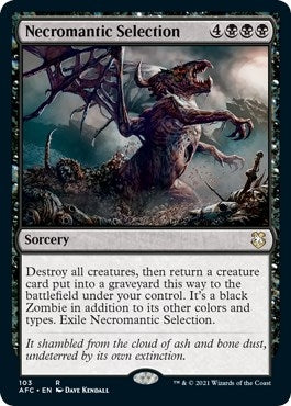 Image for Necromantic Selection (103) (Adventures in the Forgotten Realms) - Magic: The Gathering