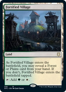Image for Fortified Village (239) (Adventures in the Forgotten Realms) - Magic: The Gathering